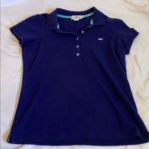 Vineyard vines blue collared shirt